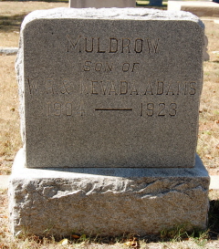 Muldrow Adams 