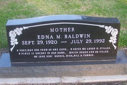 Edna Mae <I>Bennett</I> Baldwin 