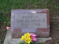 Elma D <I>Hendricks</I> Lamphear 