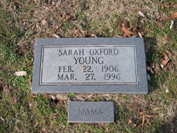 Sarah <I>Oxford</I> Young 