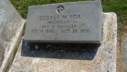Pvt George Myron Fox 