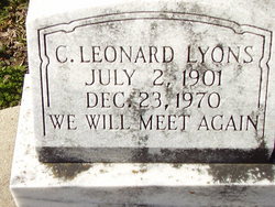 Clarence Leonard Lyons Sr.