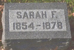 Sarah F <I>David</I> Adams 