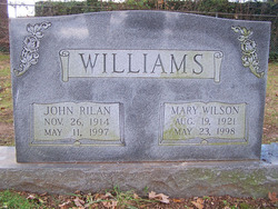 Mary <I>Wilson</I> Williams 