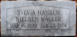 Sylvia Nielsen <I>Hansen</I> Walker 