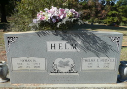Thelma Etta <I>Hudnell</I> Helm 