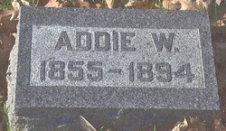 Ada W. “Addie” <I>Snowden</I> Adams 