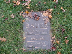Mildred R. <I>Breese Hedderick</I> Bauer 