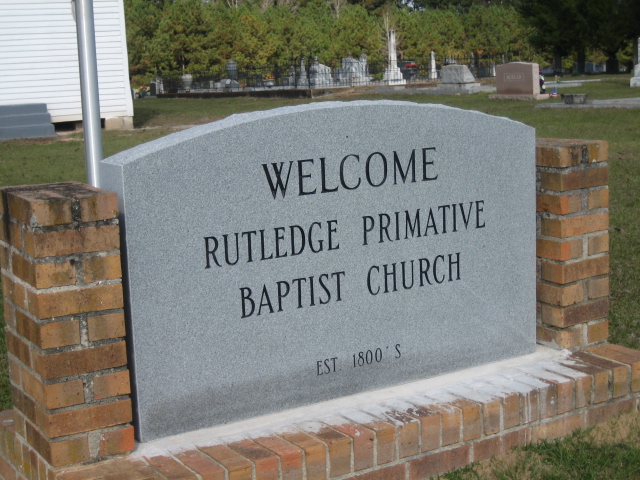 Rutledge Primative Baptist Church Cemetery