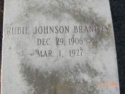 Rubie <I>Johnson</I> Brantley 