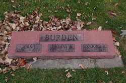 Marjorie E <I>Knox</I> Burden 