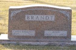 Emma Barbara <I>Pastian</I> Brandt 