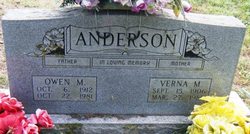Verna M <I>Shirley</I> Anderson 