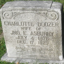 Charlotte <I>Boozer</I> Asbury 