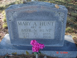 Mary A <I>Crail</I> Hunt 