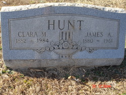 Mrs Clara May <I>Bass</I> Hunt 