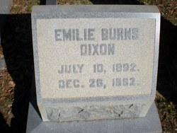 Emilie Julia <I>Burns</I> Dixon 