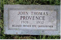 John Thomas “Tom” Provence 