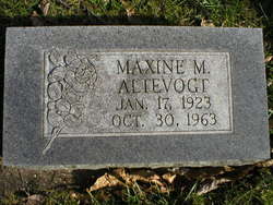 Maxine M <I>Jordan</I> Altevogt 