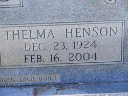 Thelma Inez <I>Henson</I> Bates 
