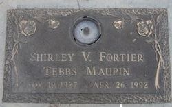 Shirley Virginia <I>Fortier</I> Maupin 