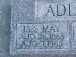 Isis May <I>Moss</I> Adler 
