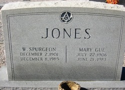 Mary Rebecca <I>Gue</I> Jones 