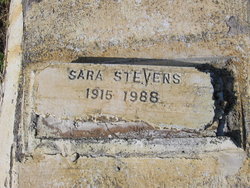 Sara <I>Rolle</I> Stevens 