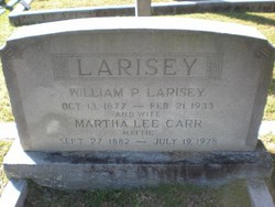 Martha Lee <I>Carr</I> Larisey 
