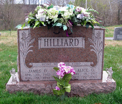 Alice Gertrude <I>Comer</I> Hilliard 