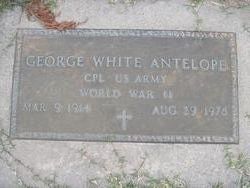CPL George White Antelope 