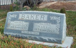 Mary Love <I>Barnett</I> Baker 