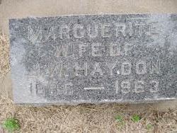 Marguerite M <I>Botts</I> Haydon 