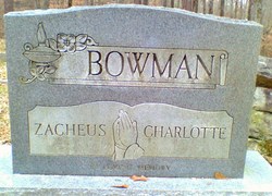 Charlotte <I>Wharton</I> Bowman 