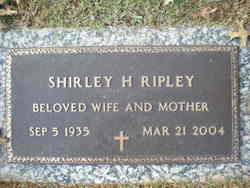 Shirley <I>Hall</I> Ripley 