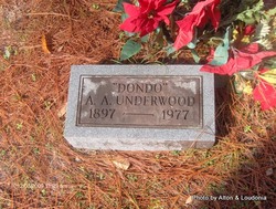 A. A. “Dondo” Underwood 