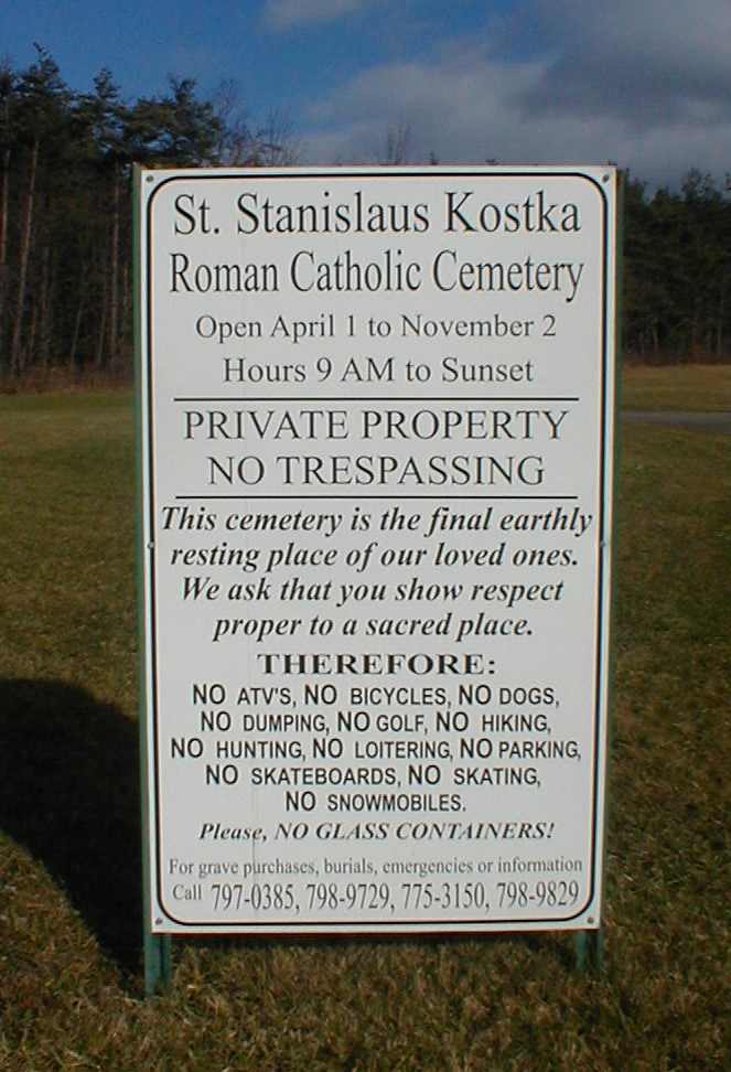 Saint Stanislaus Kostka Roman Catholic Cemetery