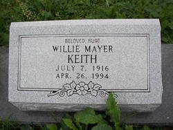 Willie <I>Mayer</I> Keith 