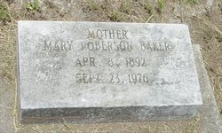 Mary Magdalene <I>Roberson</I> Baker 