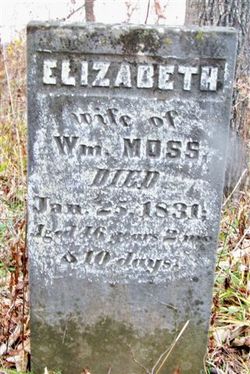 Elizabeth <I>Lybrook</I> Moss 