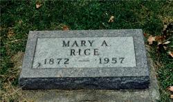 Mary Arizona Montevideo <I>Carpenter</I> Rice 
