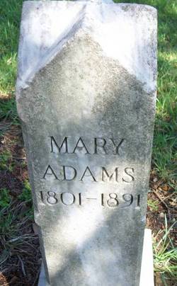 Mary “Polly” <I>Malone</I> Adams 