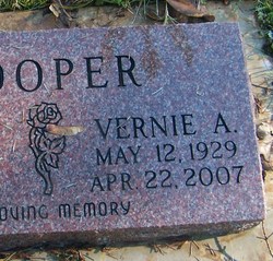 Vernie Albertus “Vern” Cooper 