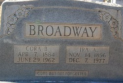 Cora Rebecca <I>Brown</I> Broadway 