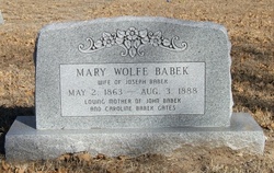 Mary <I>Wolfe</I> Babek 