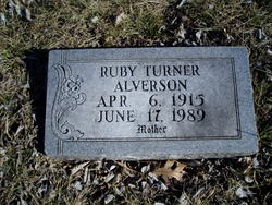 Ruby Cleo <I>Baker</I> Turner Alverson 