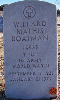 Willard Mathis Boatman 