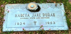 Martha Jane <I>Lucas</I> Duran 