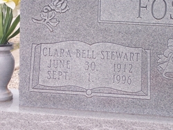 Clara Belle <I>Stewart</I> Foster 