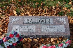 Esther May <I>Ervin</I> Baldwin 